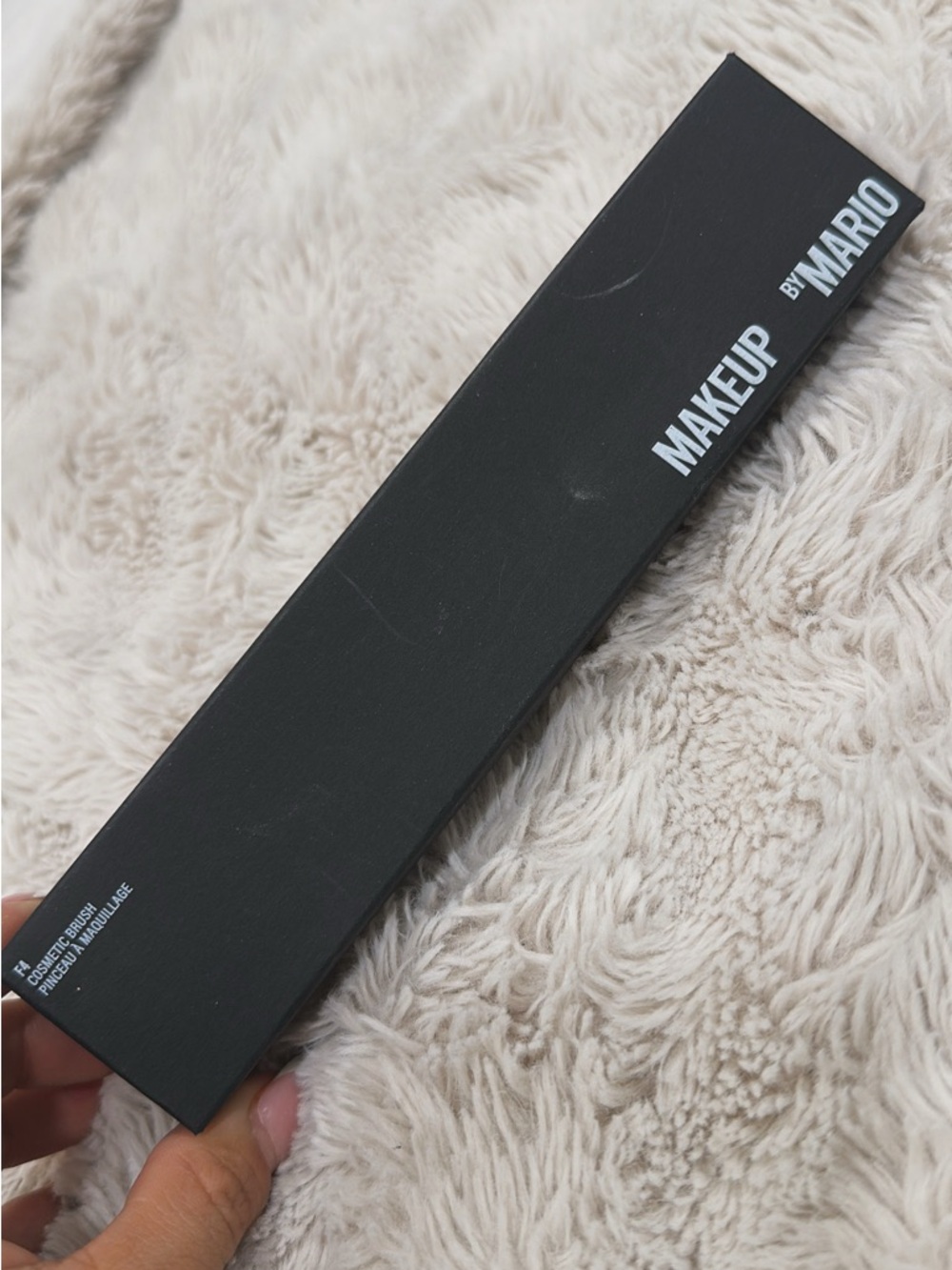 Makeup By Mario Dual-Ended Face Brush in Black and Gray - Picture 2 of 2